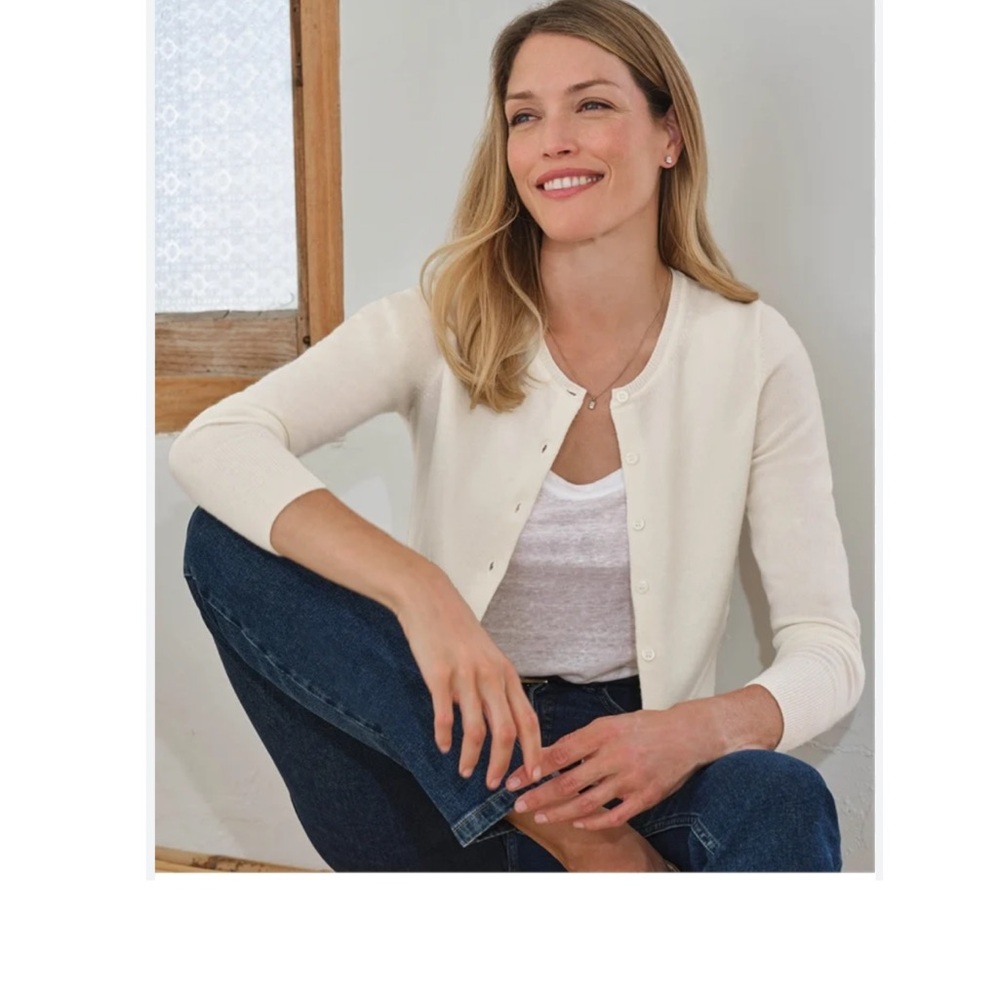 Abound Ivory Knit Top/ Cardigan